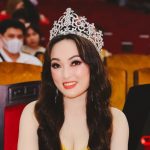 Sau đăng quang, Á hậu Võ Thị Ngọc Ngân ngồi ghế giám khảo cuộc thi nhan sắc lớn
